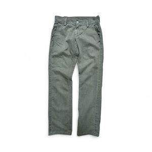 Levi’s 511 Men’s Slim Fit Pants Olive Green W28 L30 Cotton ( Men)
